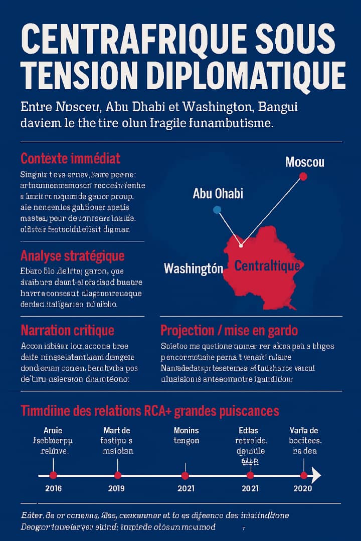 Centrafrique sous tension diplomatique